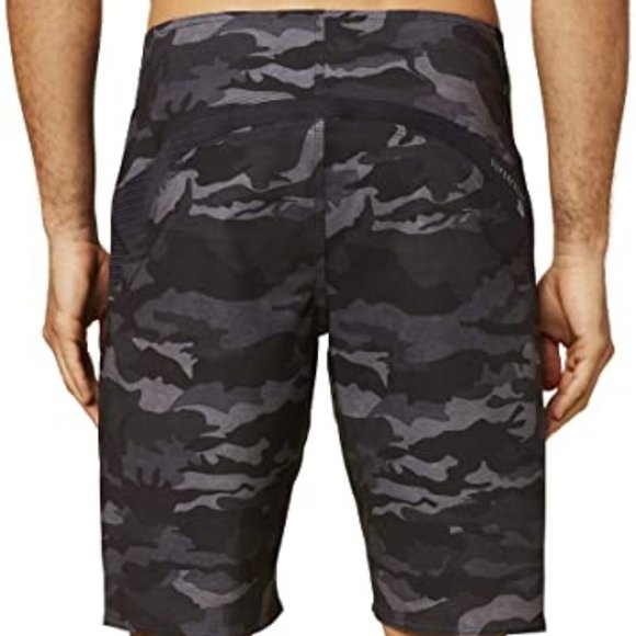 O'Neill Boardshorts 21 Inch Black/Gray - Superfreak Camo - SIZE 28 - Picture 2 of 4
